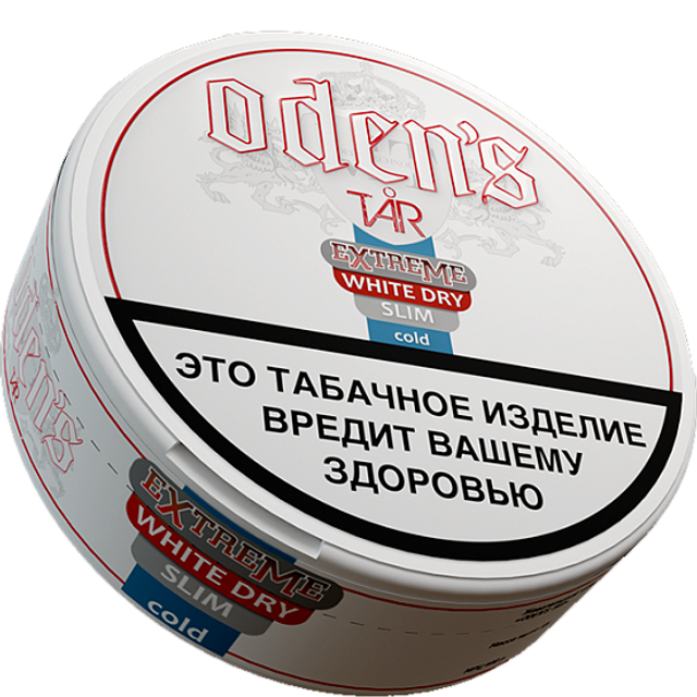 Жевательный табак ODEN'S TAR Slim - White Dry 13г