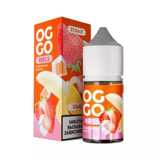 Купить OGGO Reels Ice salt 30 мл - Клубника Банан (20 мг)