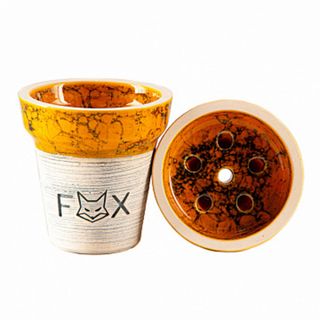 Купить Чаша FOX - Бочка 2.0 Classic White (оранжевая)