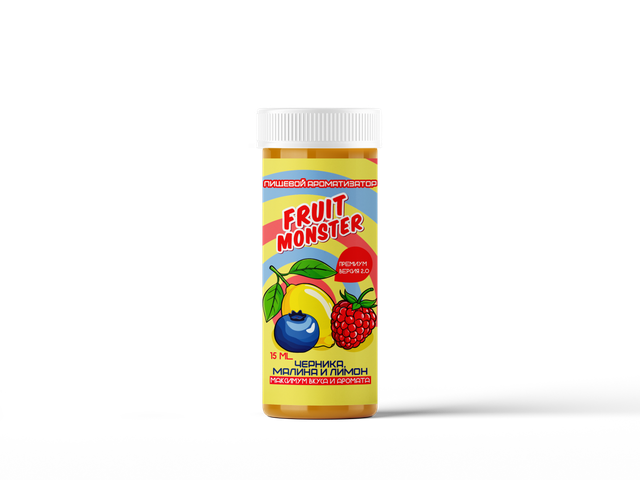 Ароматизатор Fruit Monster 15 мл Premium 2.0 - Черника Малина Лимон