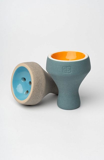 Чаша Форма Турка Бетон - Серый Голубой