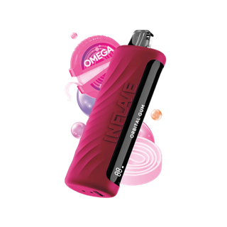 Купить Одноразовый Pod INFLAVE OMEGA - Розовая жвачка (10000 затяжек)