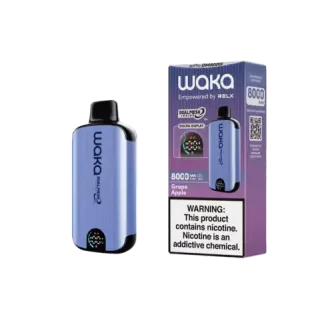 Купить Одноразовый Pod WAKA DM - Виноград Яблоко (8000 затяжек)