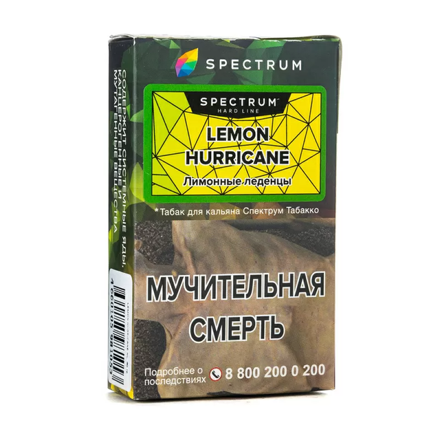 Табак Spectrum Hard Line - Lemon Hurricane 40 г