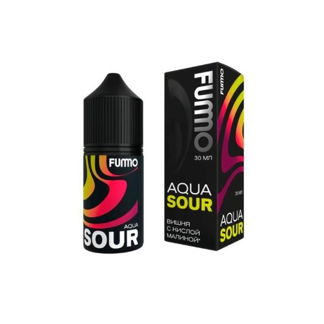 Fummo Aqua Sour Salt 30 мл - Вишня С Кислой Малиной (20 мг)