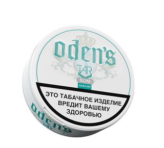 Жевательный табак ODEN'S TAR Slim - Double Mint 13г