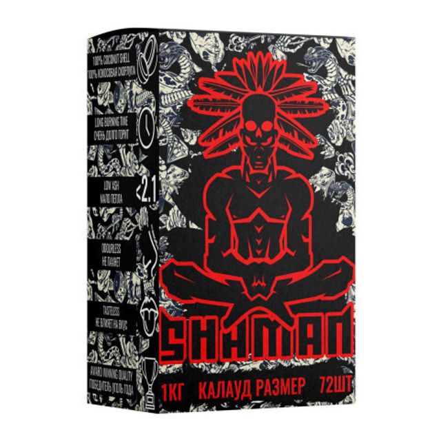 Уголь Кокосовый - Shaman Kaloud 72шт