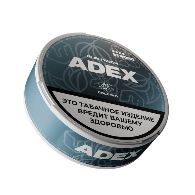 Жевательный табак Adex Strong Slim - Cold Dry 9г