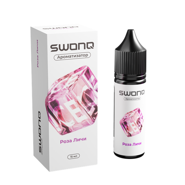 Ароматизатор SWONQ Ice Cluster 15 мл - Роза Личи