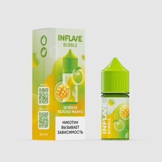 Inflave Bubble Salt 30 мл - Зеленое Яблоко Манго (20 мг)