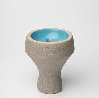 Чаша Форма Турка Бетон - Серый Голубой