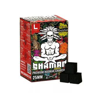 Купить Уголь Кокосовый 25мм - Shaman 72 шт