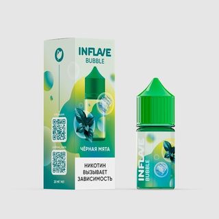 Inflave Bubble Salt 30 мл - Черная Мята (20 мг)