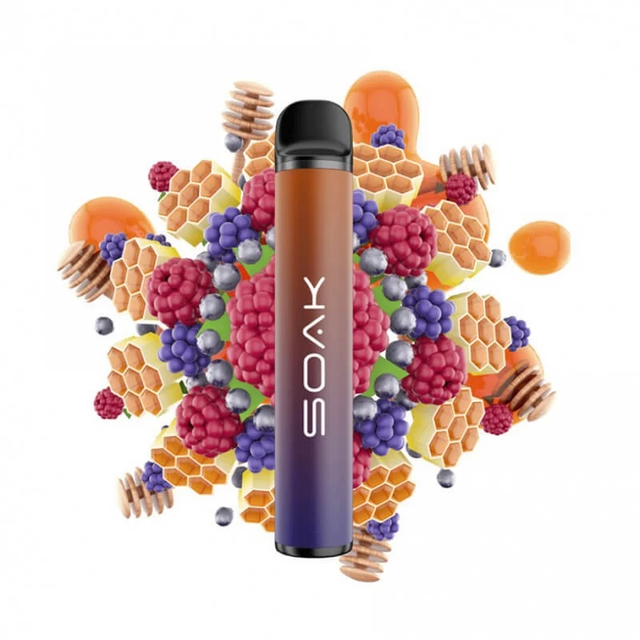 Одноразовый Pod Soak X - Dark Honey Berries (2200 затяжек)