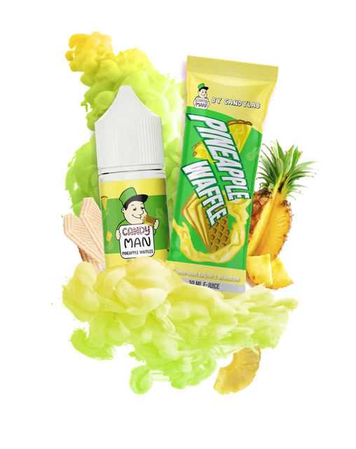 Candy Man Salt 27 мл - Pineapple Waffle (0 мг)