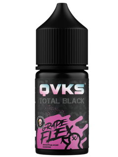 Купить Ароматизатор QVKS Total Black 13мл - Виноград Асаи Базилик