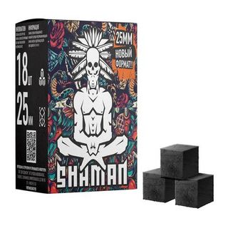 Купить Уголь Кокосовый 25мм - Shaman 18 шт