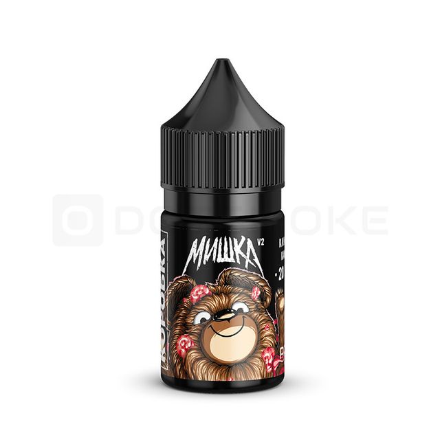 Мишка v2 Salt 30мл - Клубничная карамель (20 мг)