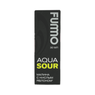 Купить Fummo Aqua Sour Salt 30 мл - Малина С Кислым Яблоком (20 мг)