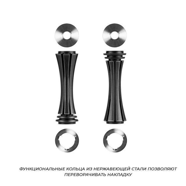 Кальян Alpha Hookah Model X Reverse - Black Matte