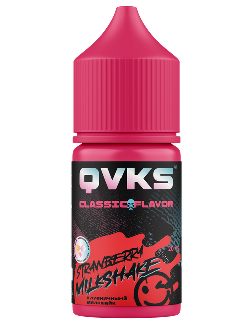 Ароматизатор QVKS Classic 13мл - Клубничный Милкшейк