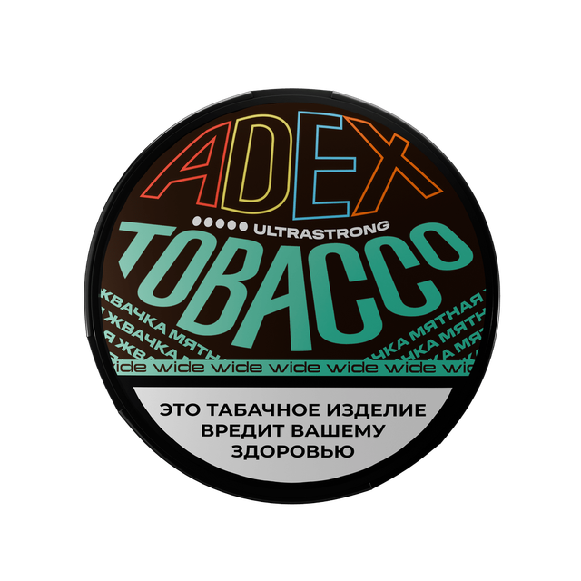Жевательный табак Adex UltraStrong Wide - Мятная Жвачка 12г