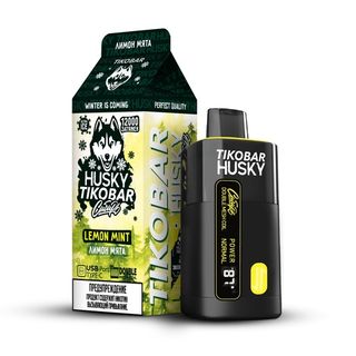 Купить Одноразовый Pod Tikobar Husky Сибирь - Lemon Mint (12000 затяжек)