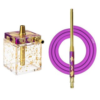 Купить Кальян Hoob - SubAtom Orchid (Cube Gold / Фурнитура Gold)