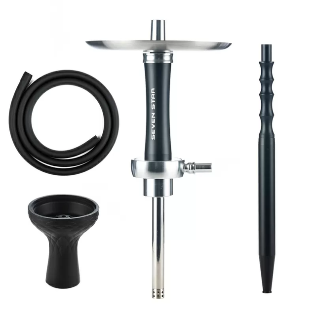 Кальян 7 Star - TH 8 Черный (Черная колба)