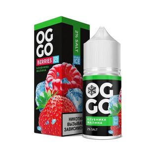 Купить OGGO Berries Double Ice salt 30 мл - Клубника-Малина (20 мг)