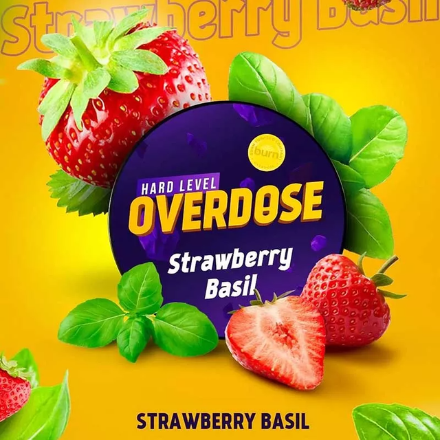 Табак Overdose - Strawberry Basil 25 г