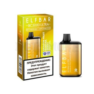 Купить Одноразовый Pod Elf Bar BC5000 Ultra - Драгонфрут Банан Ягоды (5000 затяжек)