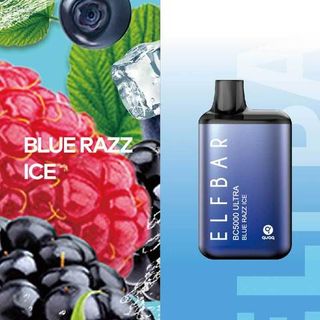 Купить Одноразовый Pod Elf Bar BC5000 Ultra - Голубика малина лед (5000 затяжек)