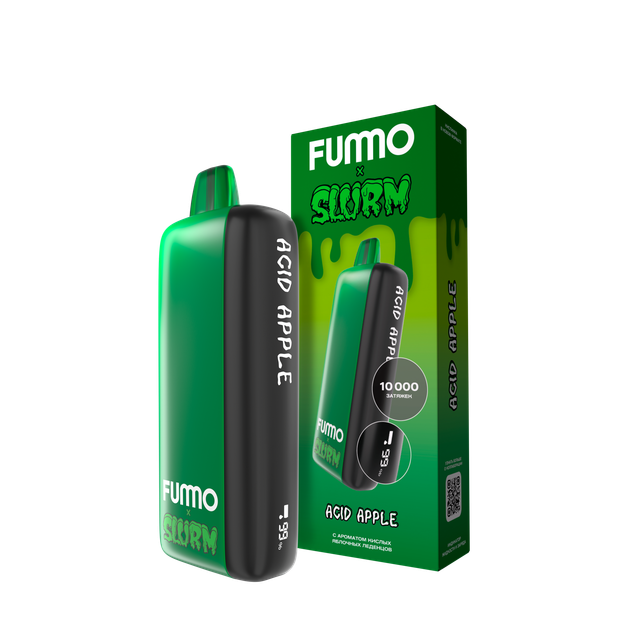 Одноразовый Pod Slurm x Fummo - Acid Apple (10000 затяжек)