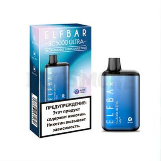 Купить Одноразовый Pod Elf Bar BC5000 Ultra - Мята (5000 затяжек)