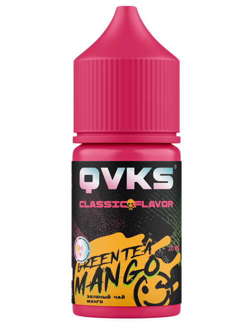 Ароматизатор QVKS Classic 13мл - Зеленый Чай с Манго