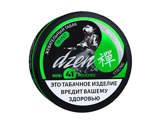 Жевательный табак DZEN Strong Mini - Mint 9г
