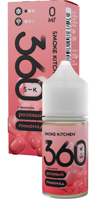 SK 360 28 мл - Розовый лимонад (0 мг)