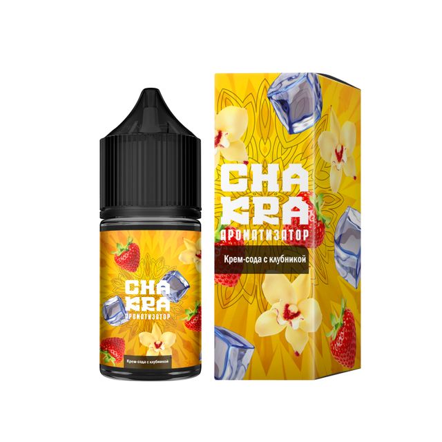 Ароматизатор Chakra 13 мл - Крем-сода с клубникой
