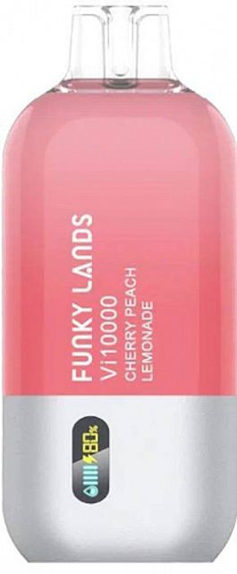 Одноразовый Pod Funky Lands - Лимонад с Вишней и Персиком (10000 затяжек)