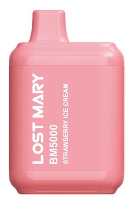 Одноразовый Pod Lost Mary BM - Strawberry Ice Cream (5000 затяжек)