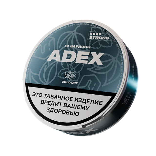 Жевательный табак Adex Strong Slim - Cold Dry 9г